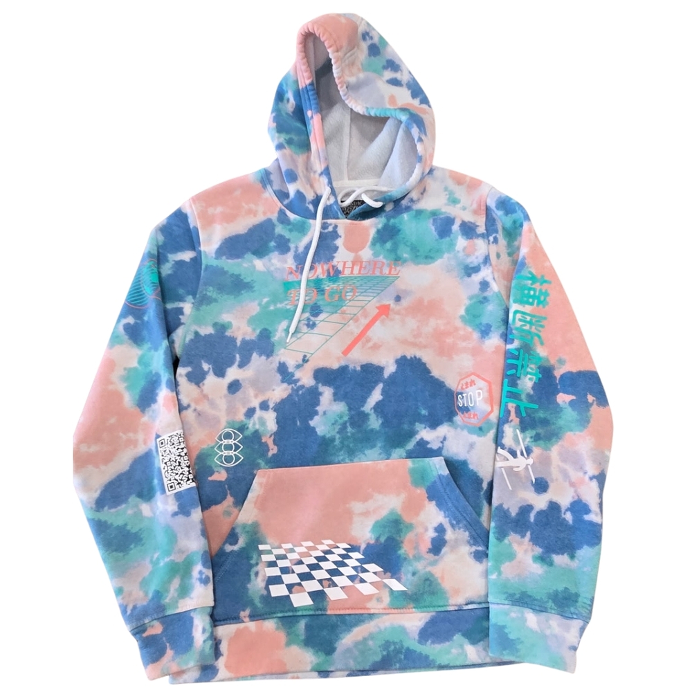 Brooklyn Cloth Multicolor Tie-Dye Hoodie